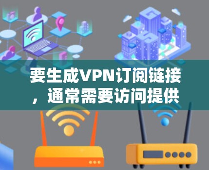 要生成VPN订阅链接，通常需要访问提供VPN服务的官网或登录到你的VPN账户页面，然后按照步骤获取订阅链接。以下是一些通用的步骤，假设你有一些VPN服务提供商的账户