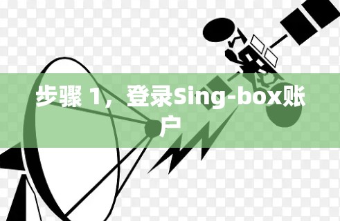 步骤 1，登录Sing-box账户