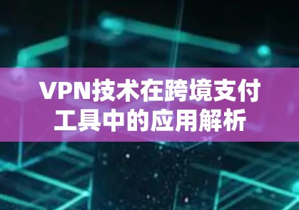 VPN技术在跨境支付工具中的应用解析