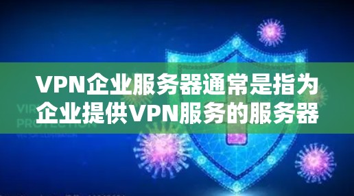 VPN企业服务器通常是指为企业提供VPN服务的服务器，这些服务器可以帮助企业建立安全的、可靠的网络连接。以下是一些关于VPN企业服务器的关键点和信息