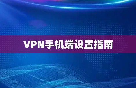 VPN手机端设置指南