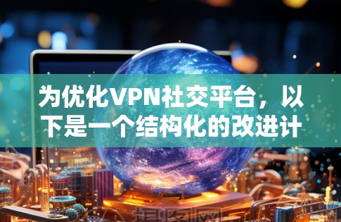 为优化VPN社交平台，以下是一个结构化的改进计划，分阶段实施，确保每个方面都得到关注和提升