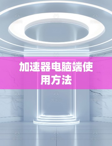 加速器电脑端使用方法