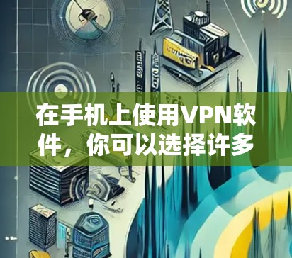 在手机上使用VPN软件，你可以选择许多优秀的VPN服务提供商，他们通常会为不同平台提供专门的应用程序。以下是一些常用的VPN服务和他们的手机端软件