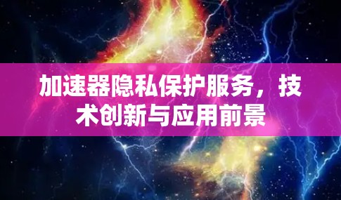 加速器隐私保护服务，技术创新与应用前景