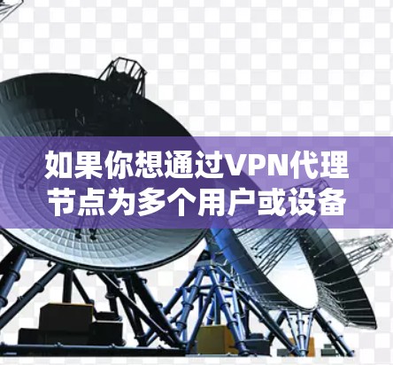 如果你想通过VPN代理节点为多个用户或设备共享VPN服务，可以按照以下步骤进行配置