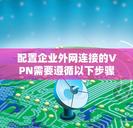 配置企业外网连接的VPN需要遵循以下步骤和注意事项