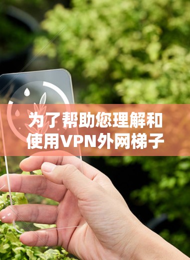 为了帮助您理解和使用VPN外网梯子工具，以下是分步的指南