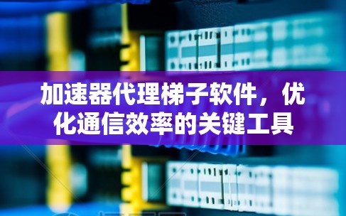 加速器代理梯子软件，优化通信效率的关键工具