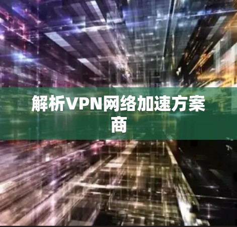 解析VPN网络加速方案商