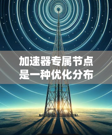 加速器专属节点是一种优化分布式网络系统的策略，通过将任务分配给专门处理特定任务的节点来提高整体效率。以下是对这一概念的详细分析