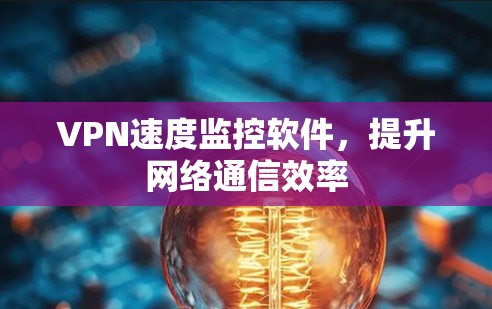 VPN速度监控软件，提升网络通信效率