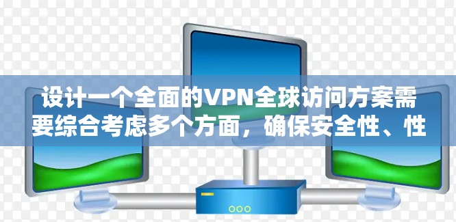 设计一个全面的VPN全球访问方案需要综合考虑多个方面，确保安全性、性能和用户体验。以下是详细的设计方案