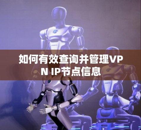 如何有效查询并管理VPN IP节点信息