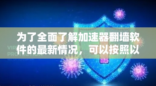 为了全面了解加速器翻墙软件的最新情况，可以按照以下步骤进行调研和分析