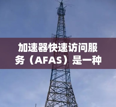 加速器快速访问服务（AFAS）是一种专门为加速器设计的网络服务，旨在提高数据访问效率和系统性能。以下是对AFAS的详细分析和总结