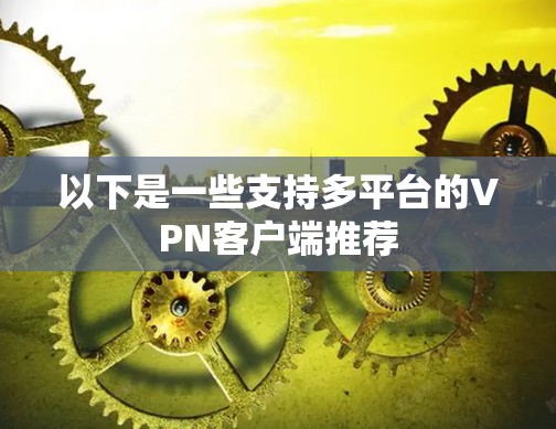 以下是一些支持多平台的VPN客户端推荐