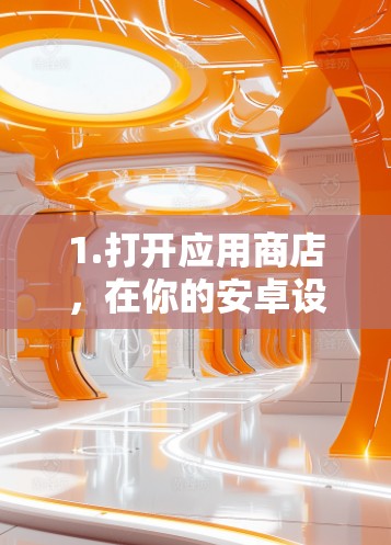 1.打开应用商店，在你的安卓设备上找到应用商店，可以通过主屏幕或者快捷方式