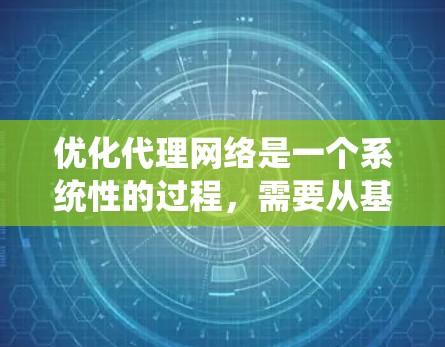 优化代理网络是一个系统性的过程，需要从基础概念到实际应用，逐步掌握各个方面。以下是一个有条理的学习和实施指南