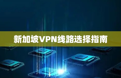 新加坡VPN线路选择指南