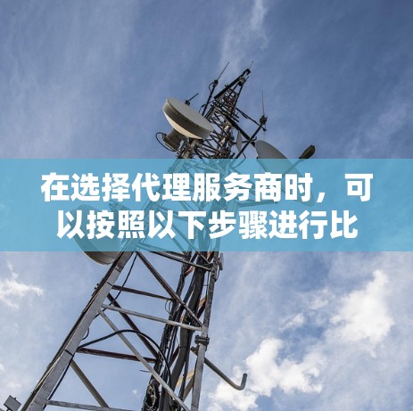 在选择代理服务商时，可以按照以下步骤进行比较和决策