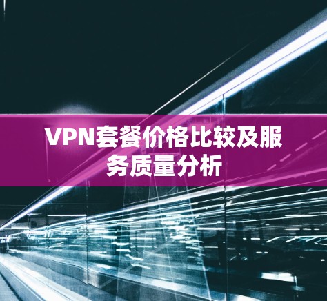 VPN套餐价格比较及服务质量分析