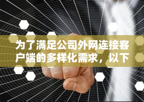 为了满足公司外网连接客户端的多样化需求，以下是一些建议的客户端推荐，分为几类，供您参考