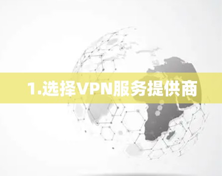 1.选择VPN服务提供商