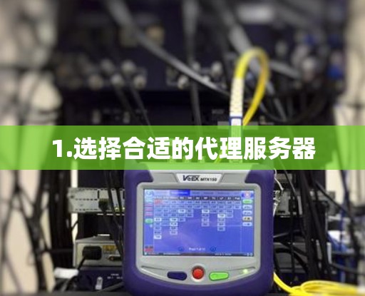 1.选择合适的代理服务器