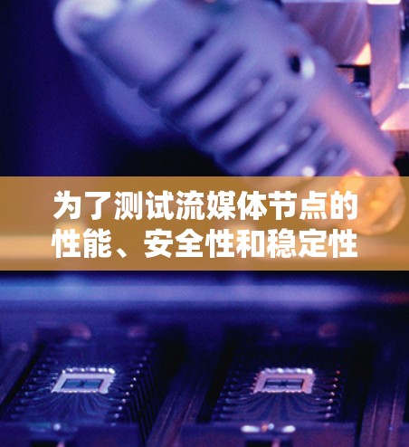 为了测试流媒体节点的性能、安全性和稳定性，可以按照以下步骤进行