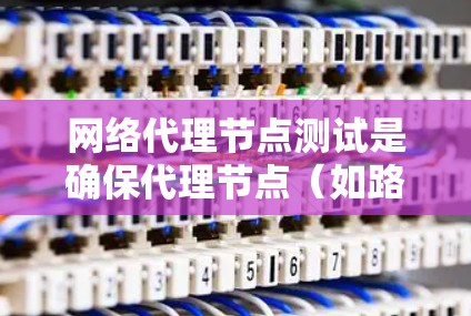 网络代理节点测试是确保代理节点（如路由器、防火墙或代理服务器）正常运行、配置正确并满足性能要求的关键步骤。以下是一些常见的网络代理节点测试方法和步骤