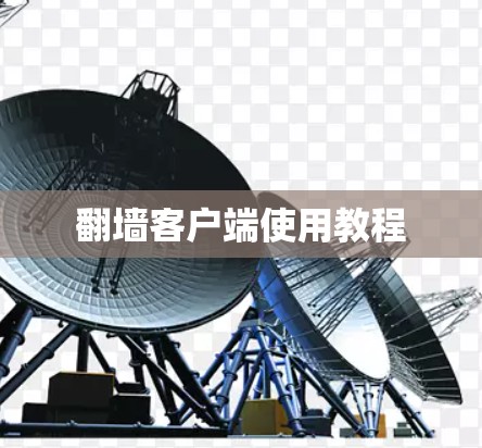 翻墙客户端使用教程