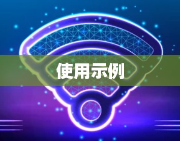 使用示例