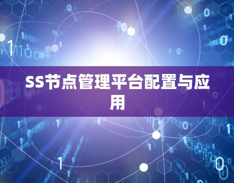 SS节点管理平台配置与应用