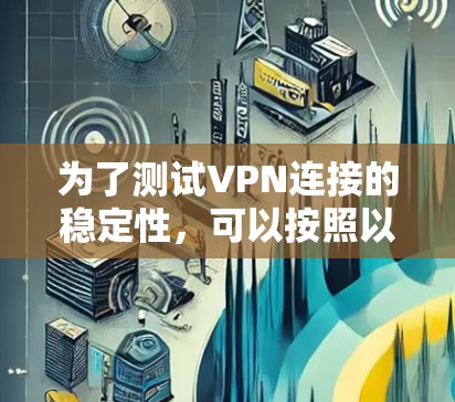 为了测试VPN连接的稳定性，可以按照以下步骤进行