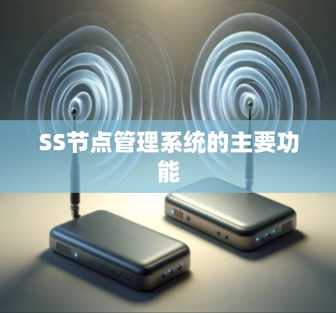 SS节点管理系统的主要功能