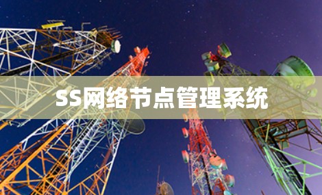 SS网络节点管理系统