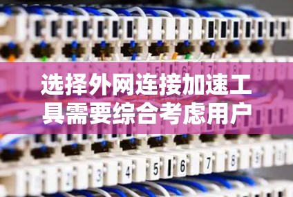 选择外网连接加速工具需要综合考虑用户身份、技术背景、使用场景和预算等多个因素。以下是对不同工具的总结和推荐