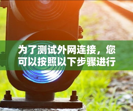 为了测试外网连接，您可以按照以下步骤进行