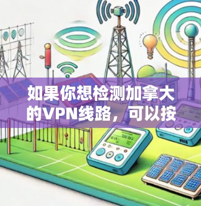 如果你想检测加拿大的VPN线路，可以按照以下步骤进行
