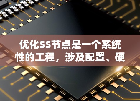 优化SS节点是一个系统性的工程，涉及配置、硬件、软件、网络和安全等多个方面。以下是一步步的优化指南，帮助您提升SS节点的性能和可靠性
