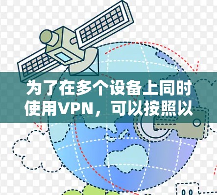 为了在多个设备上同时使用VPN，可以按照以下步骤进行设置