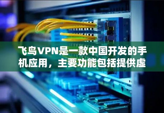 飞鸟VPN是一款中国开发的手机应用，主要功能包括提供虚拟专用网络（VPN）服务，以保护用户隐私和访问限制内容。以下是对飞鸟VPN的详细分析和总结